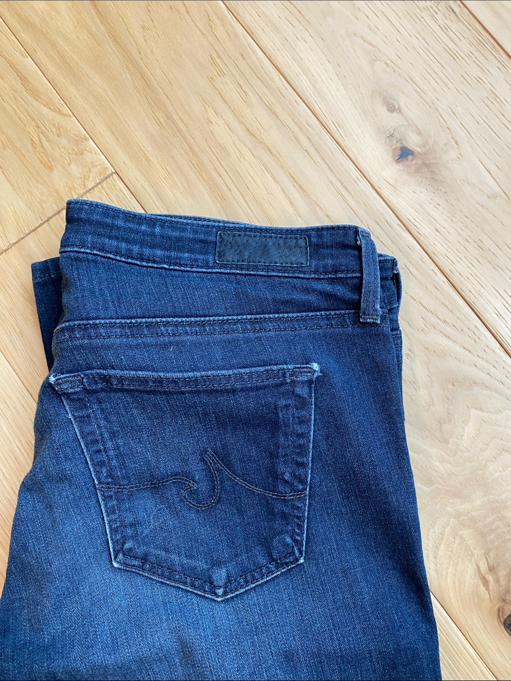 Ag Adriano Goldschmied Dark Blue Skinny Jeans